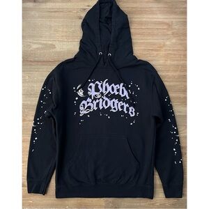 Phoebe Bridgers Dragon s oversized long sleeve sweatshirt pullover hoodie black